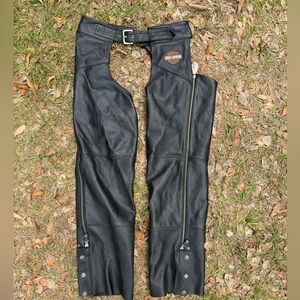 Harley Davidson Leather Chaps Men's Size Large 98090-06VM